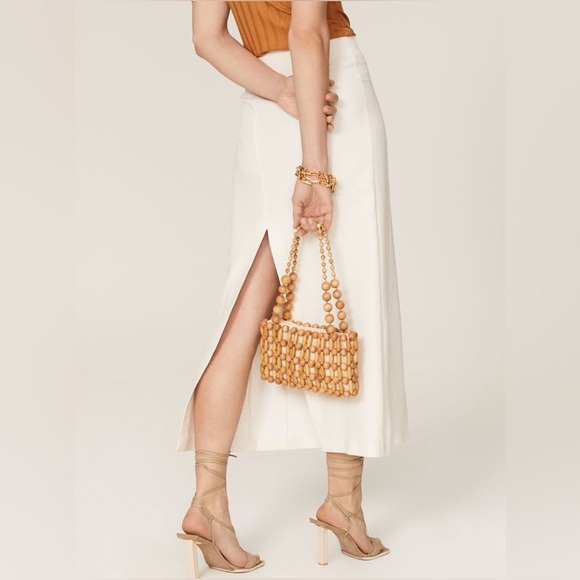 CULT GAIA Cora Shoulder Bag Bamboo/Wood in Natural - Picture 12 of 16